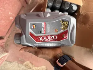 A 1-Liter Container of Azinol 5w-30 Full Synthetic Gasoline