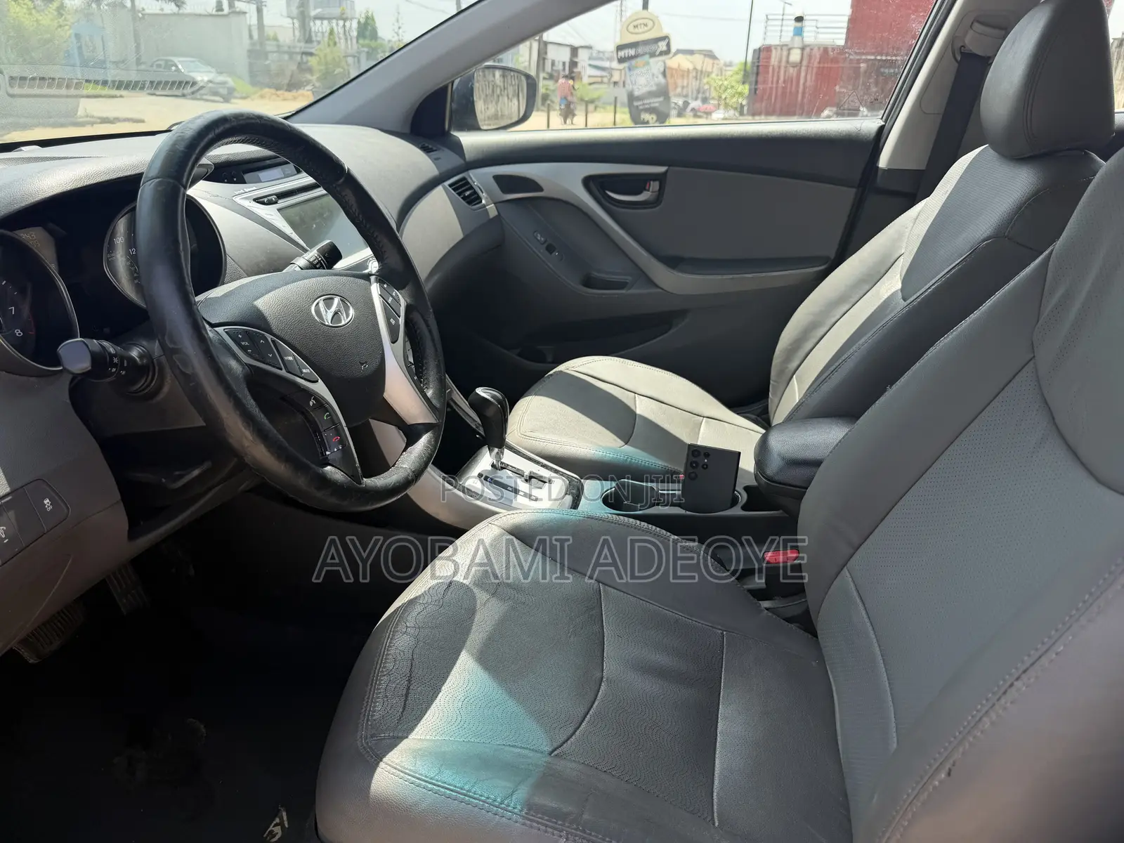 Hyundai Elantra Limited 2012 Gray