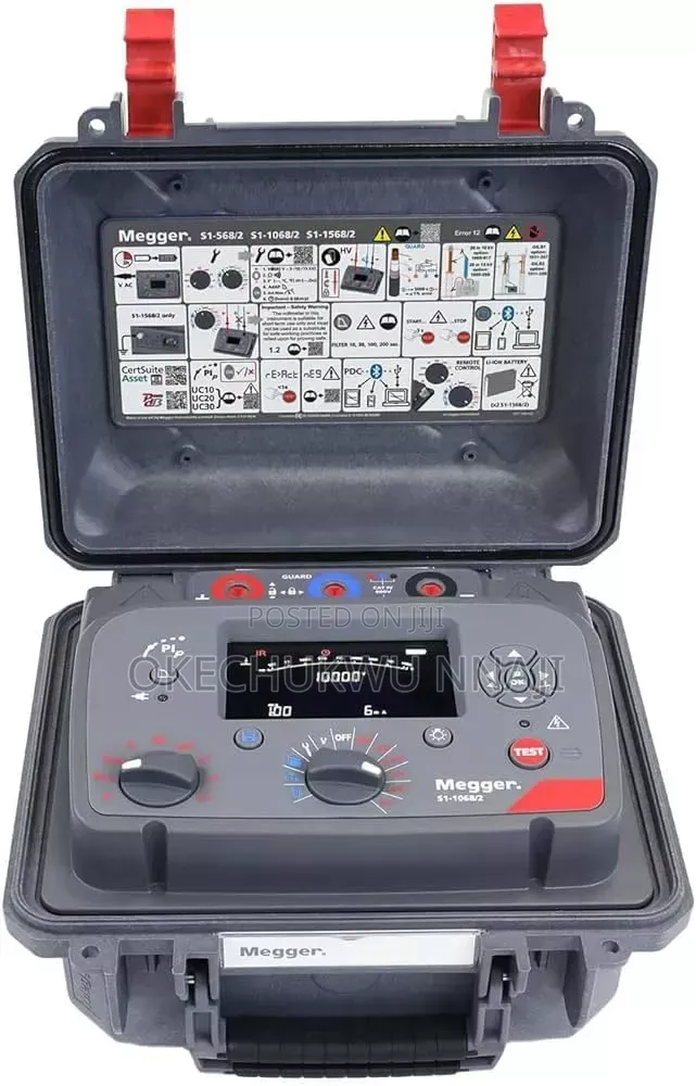 Megger S1-1068/2 Expert Digital Insulation Resistance Tester, 10 kV