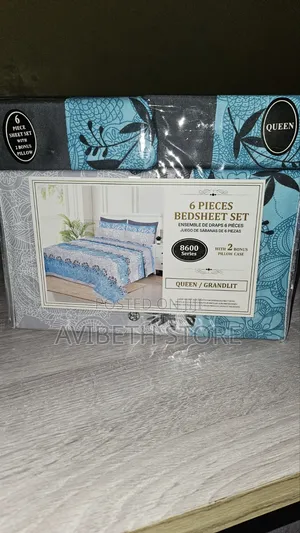 6 Piece Bedsheets Sets