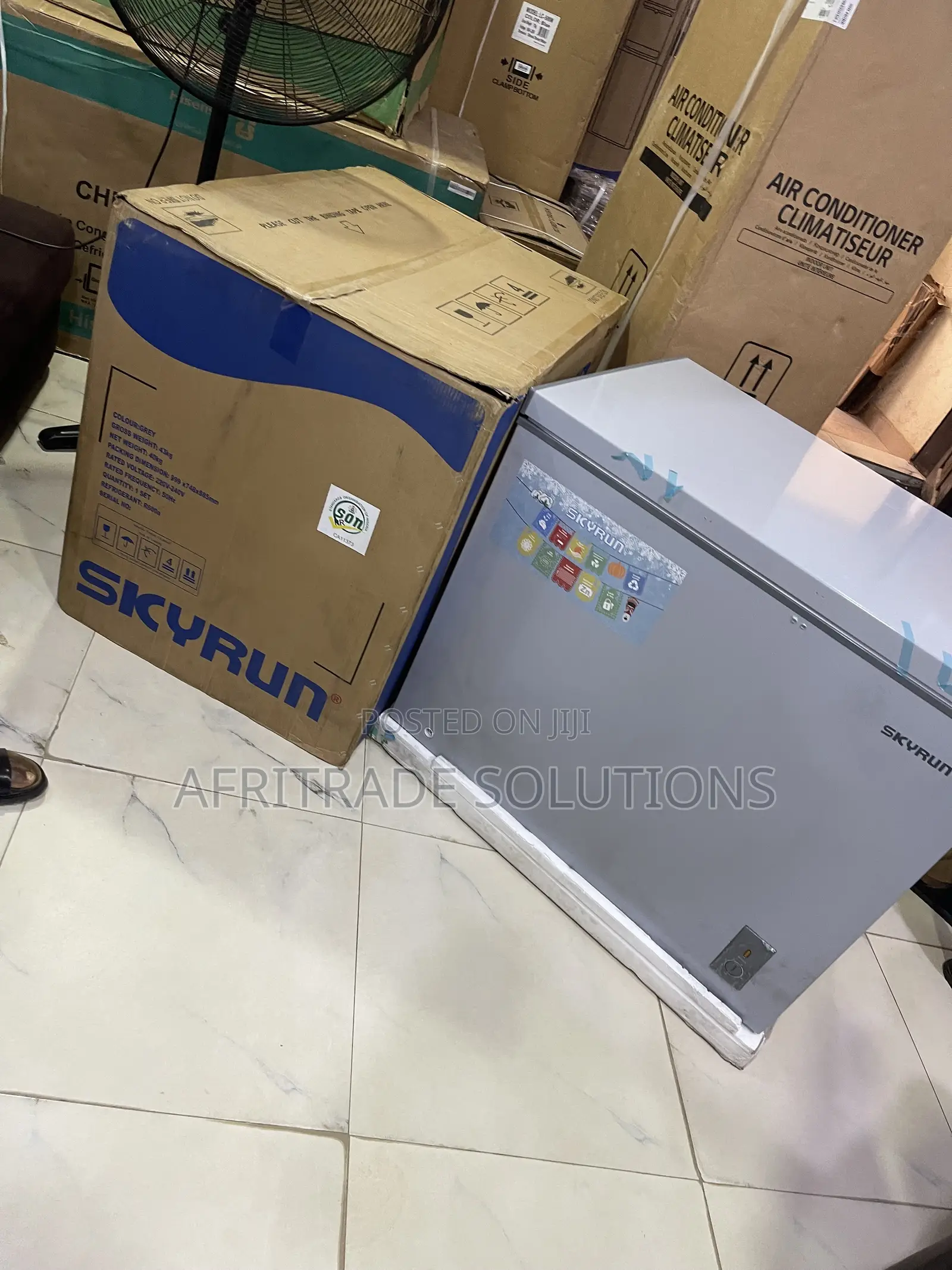 Skyrun 260L Chest Freezer – Keep More Essentials on Hand