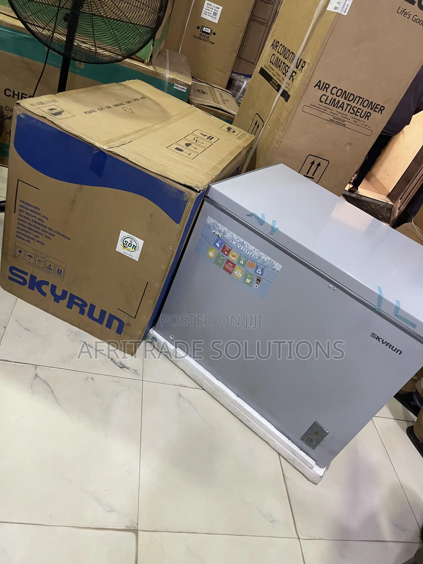 Skyrun 260L Chest Freezer – Keep More Essentials on Hand