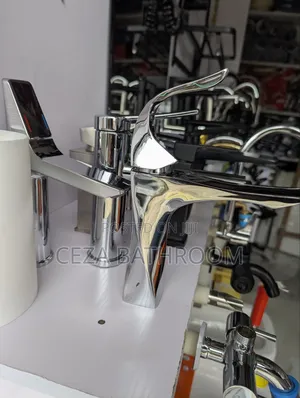 , Polished Chrome/Stainless Steel Single-Handle Basin Mixer