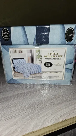 6 Piece Bedsheets Set
