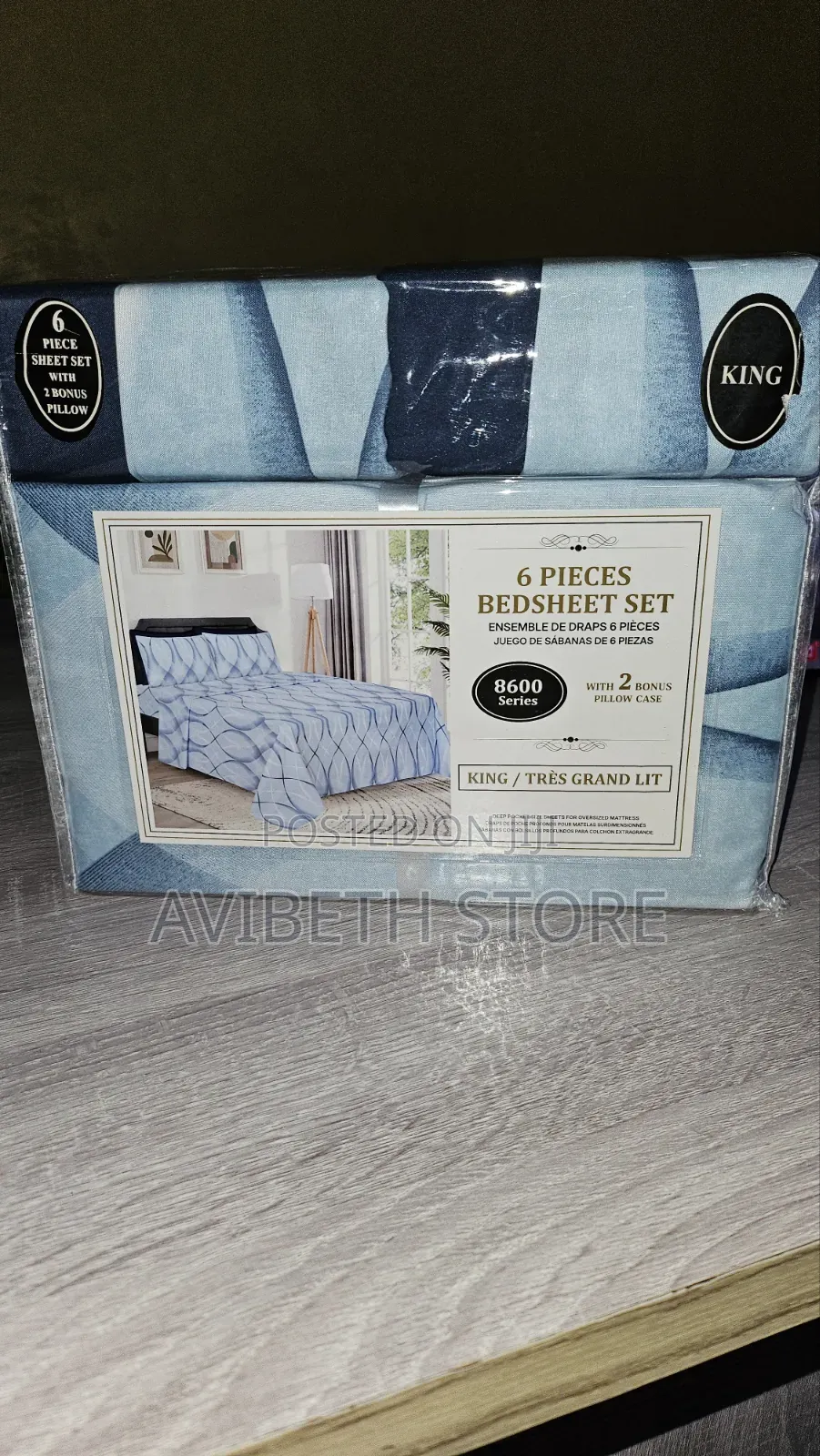 6 Piece Bedsheets Set