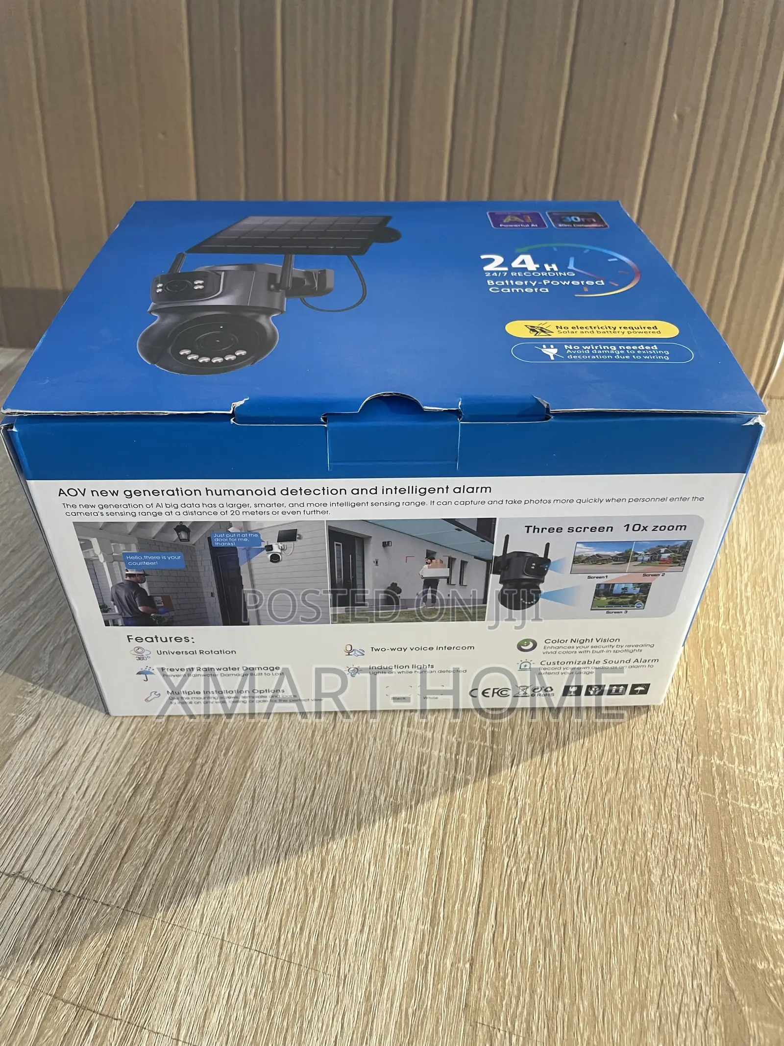 Solar Camera Tq9 Dual Lenses