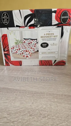 6 Piece Bedsheets Set
