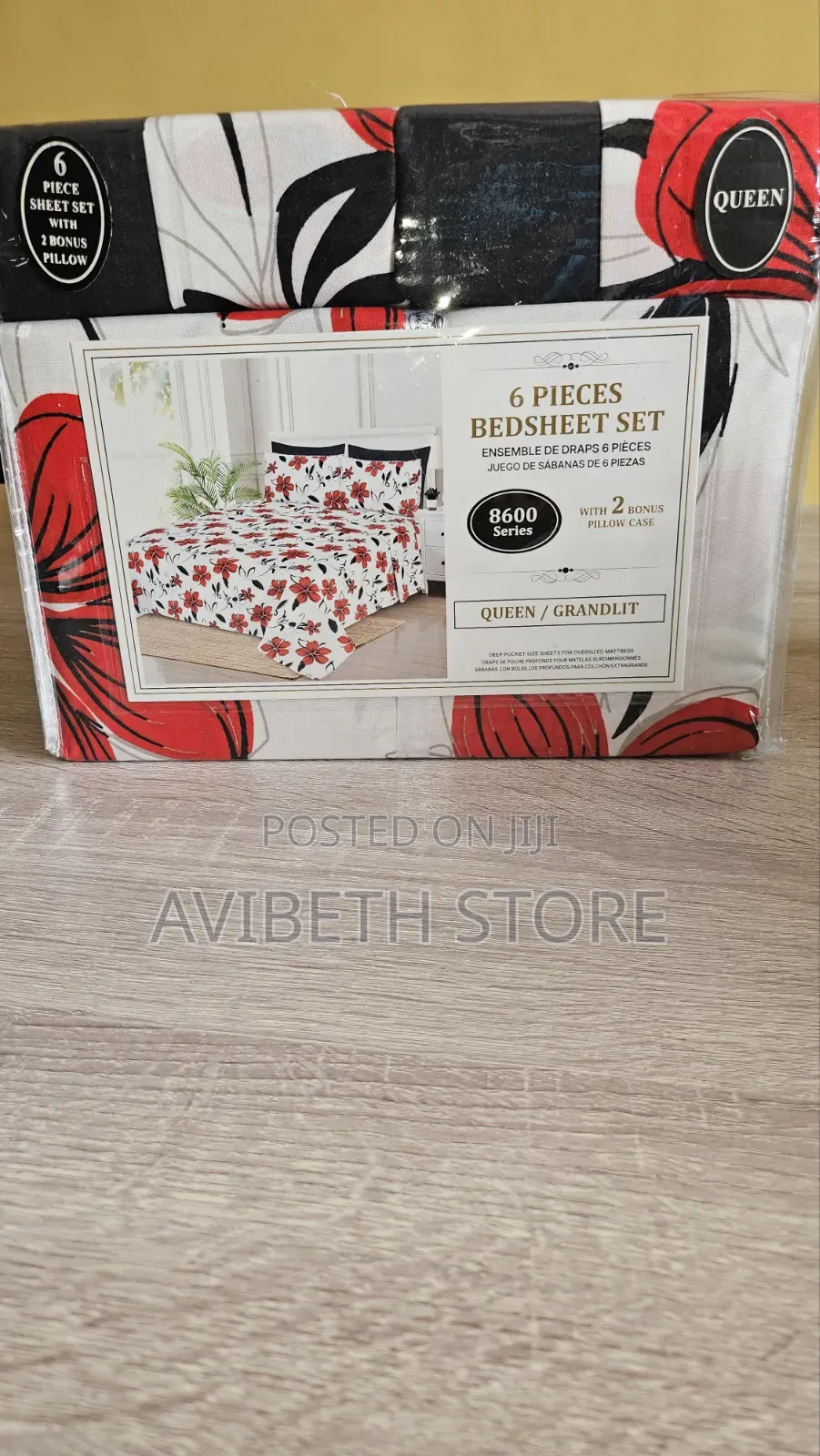 6 Piece Bedsheets Set