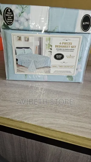 6 Piece Bedsheets Set