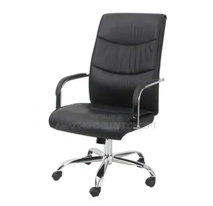 Black Leather Executive Office Chair