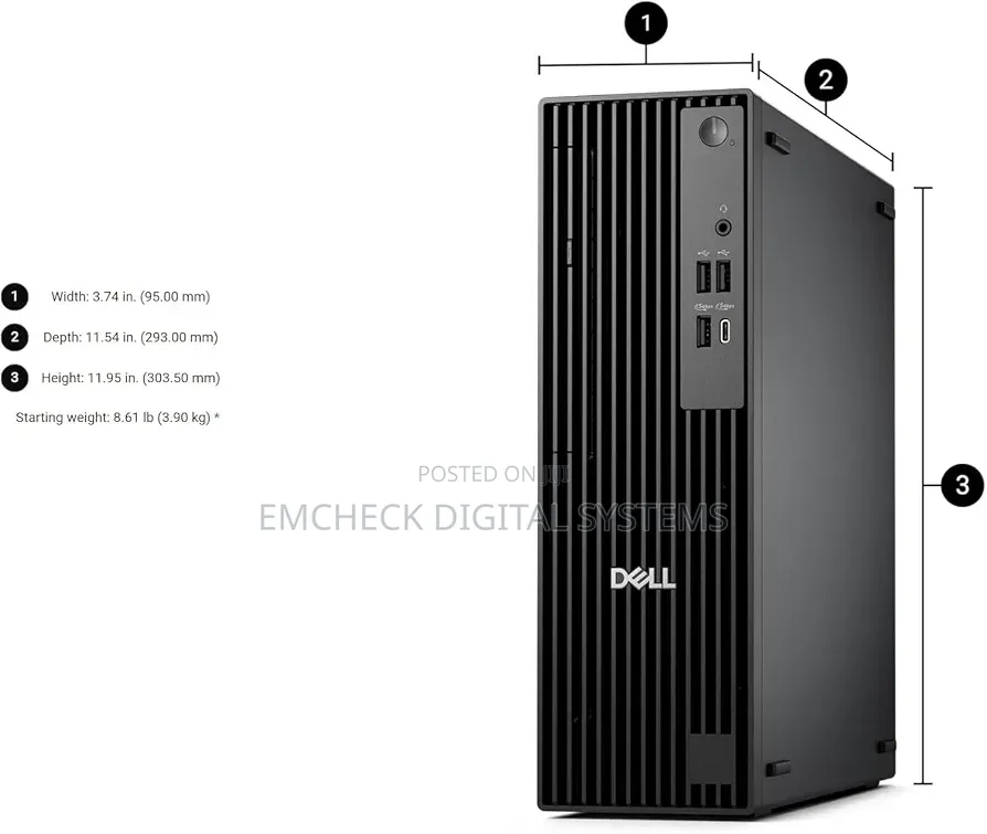 New Desktop Computer Dell Pro Slim 8GB Intel Core i5 SSD 512GB