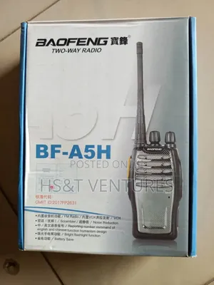 Baofeng Two-Way Radio Walkie Talkie Bf-A5h
