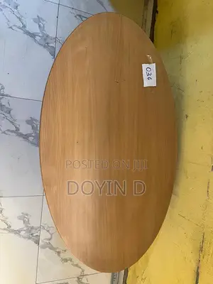 Wooden Oval Office Centre Table