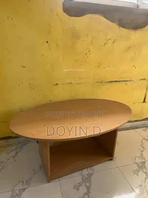 Wooden Oval Office Centre Table