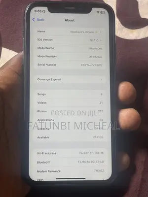 Apple iPhone XR 64 GB Black