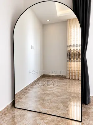 Luxury 6×4ft Arched Full-Length Mirror With Stand