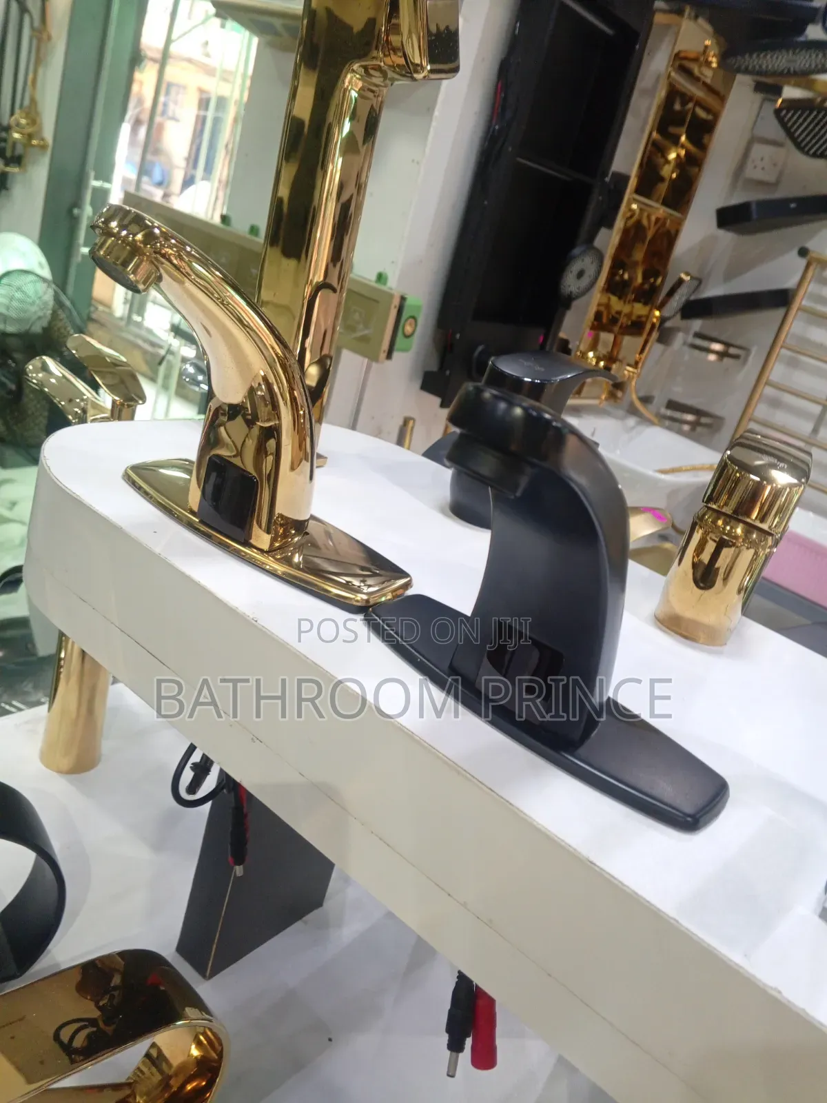 Black Sensor Basin Tap