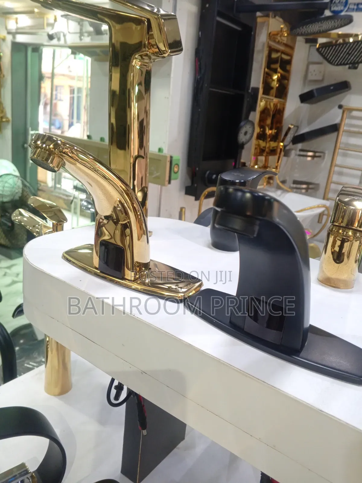Black Sensor Basin Tap