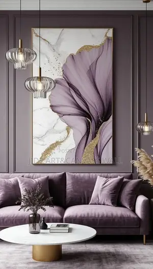 Aesthetic Sketching Flower Modern House Wall Art Interior Decors