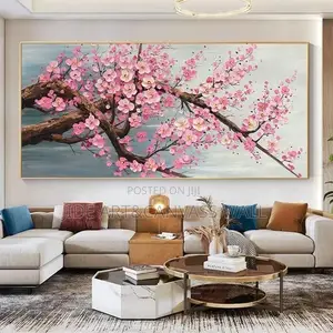 Aesthetic Sketching Flower Modern House Wall Art Interior Decors