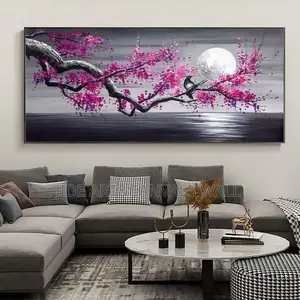 Aesthetic Sketching Flower Modern House Wall Art Interior Decors