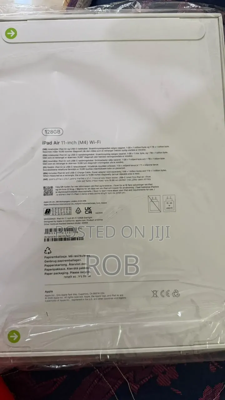 New Apple iPad Air 11 (2026) 128 GB