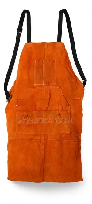 Leather Welding Apron - Heat Resistant Cowhide Safety Apron