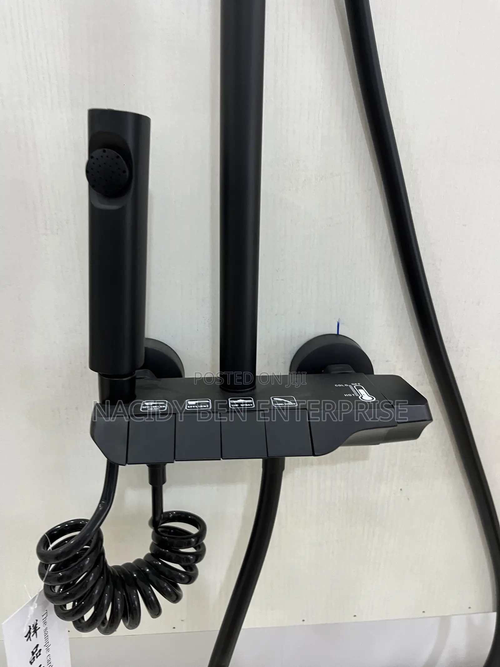 Piano Black Shower