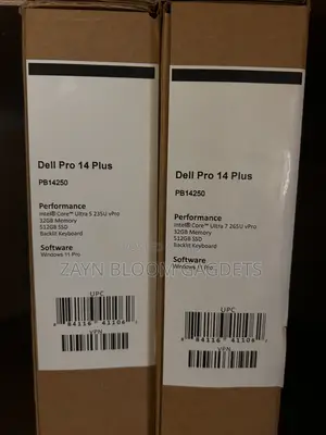 New Laptop Dell Pro Plus 14 32GB Intel Core Ultra 7 SSD 512GB