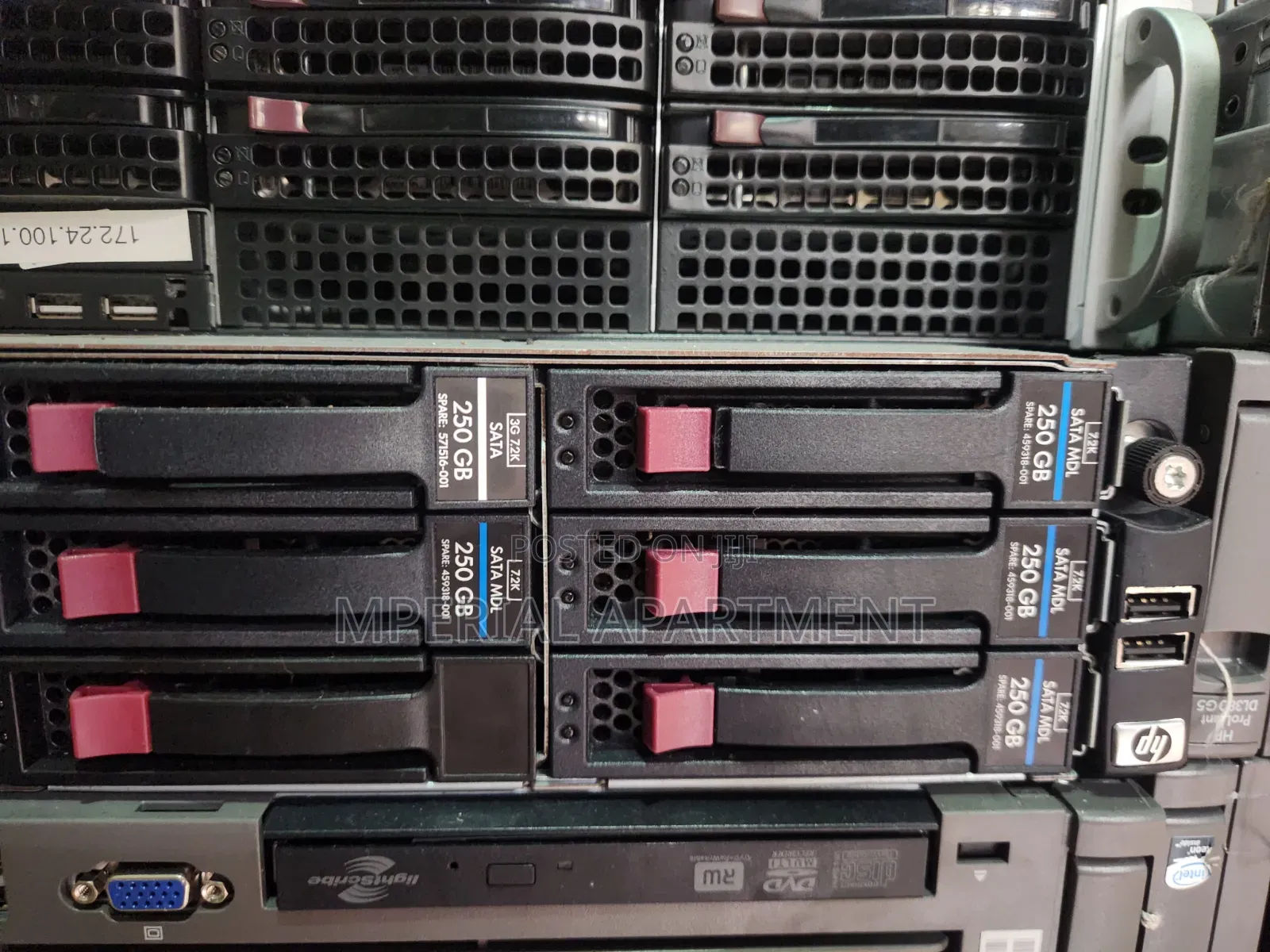 HP Servers and HDD 1t
