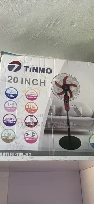 20inches Tinmo Solar Rechargeable Fan