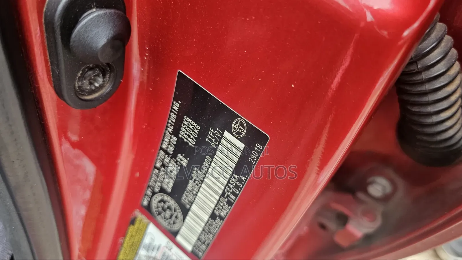 Toyota Camry 2007 Red