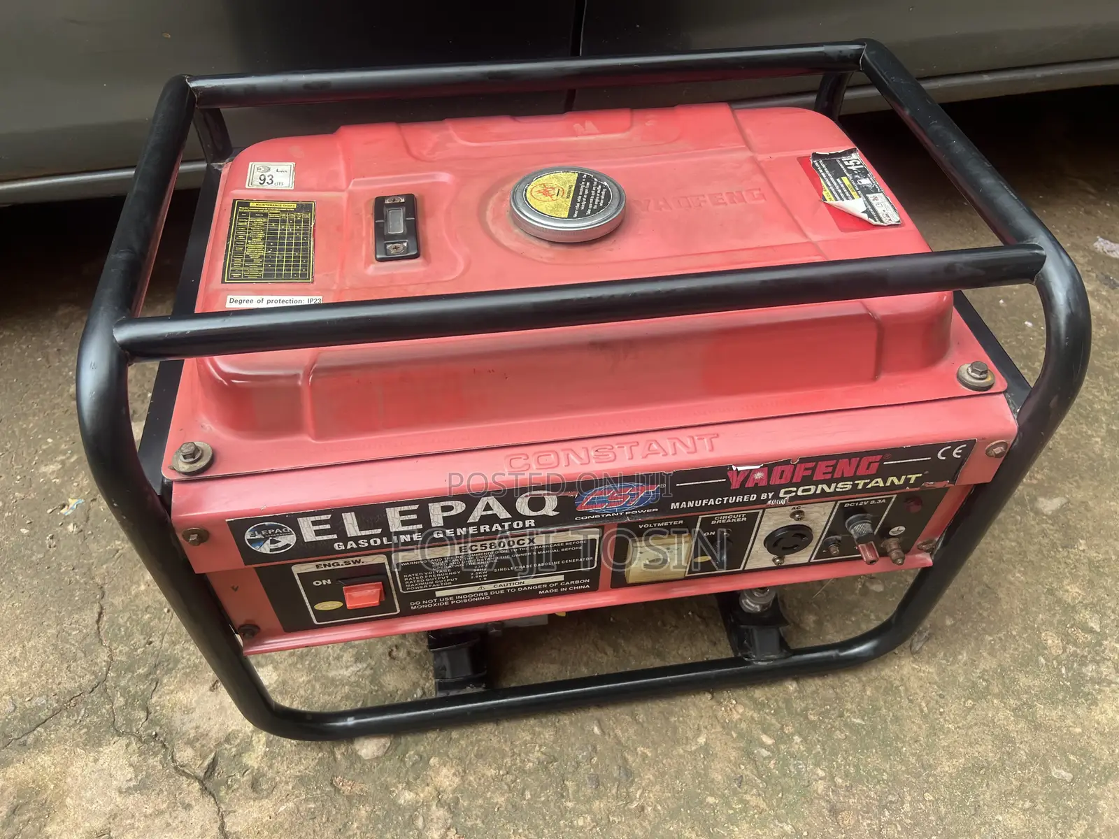 Elepaq Red Used 2.8kv Generator