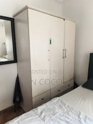 2pcs Imported White Wardrobes