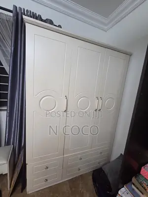 2pcs Imported White Wardrobes
