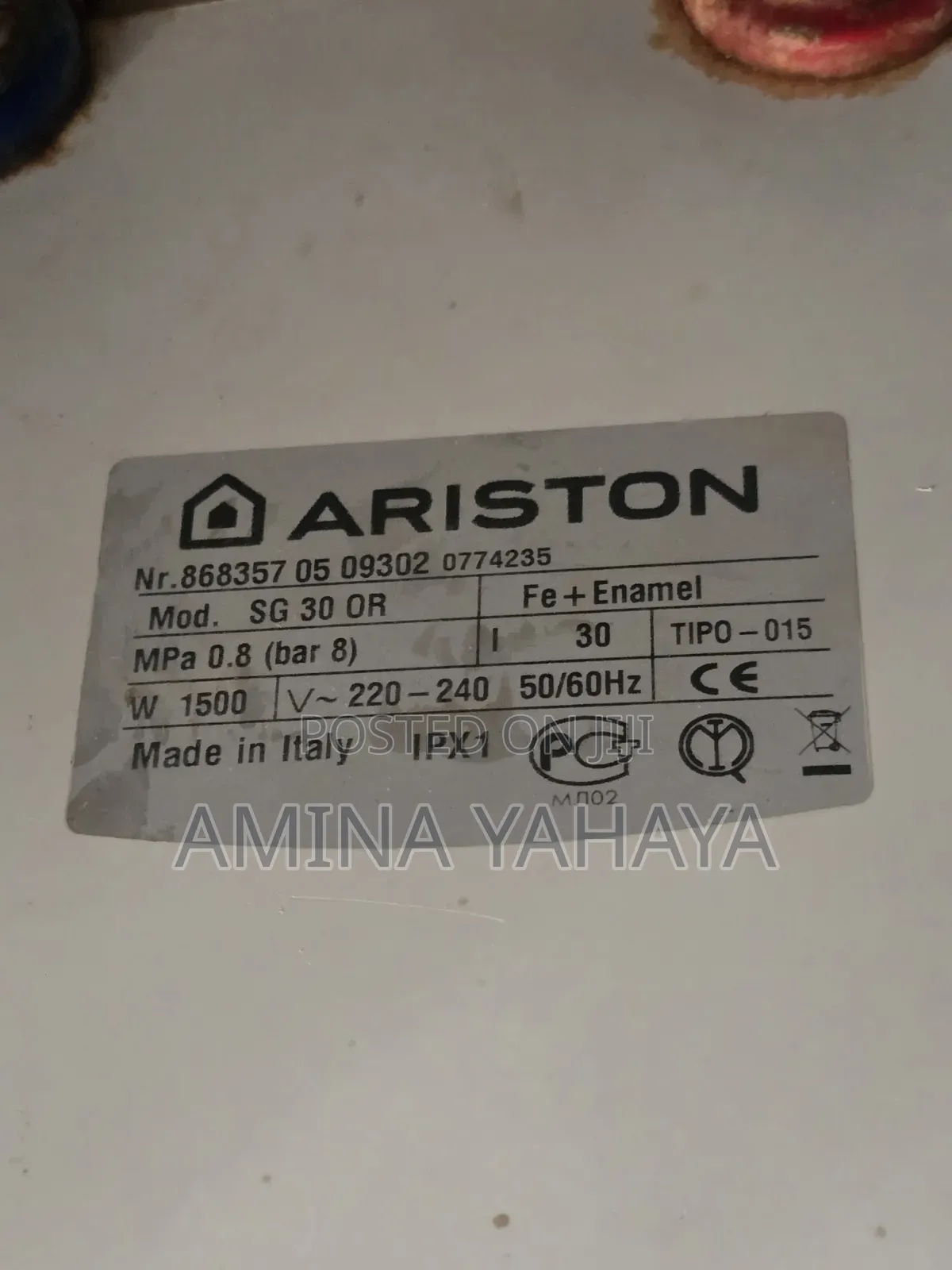 30L Water Heater