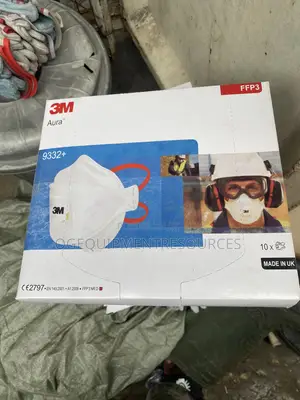 3M Aura 9332+ FFP3 Valved Disposable Particulate Respirators