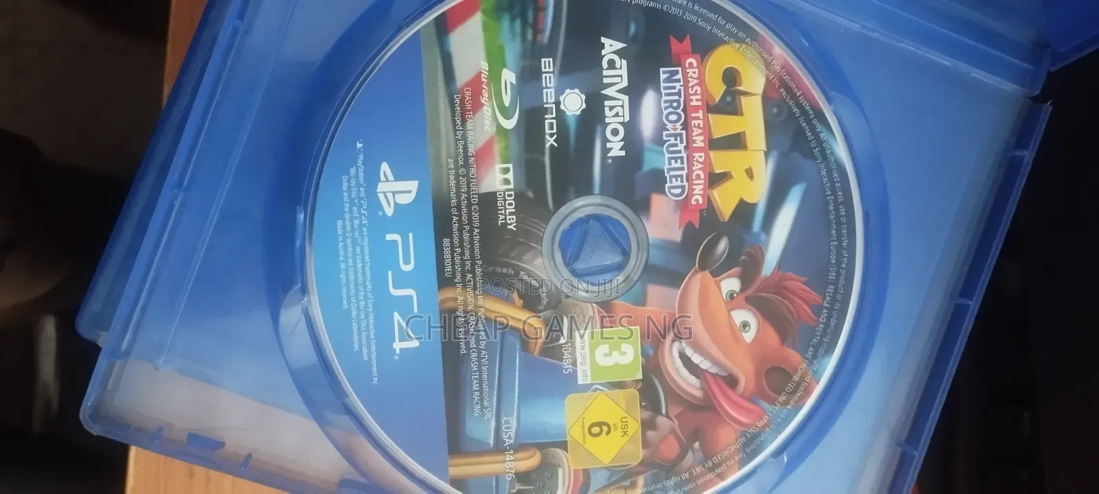 PS4 Crash Team Racing Nitro Fueled Used