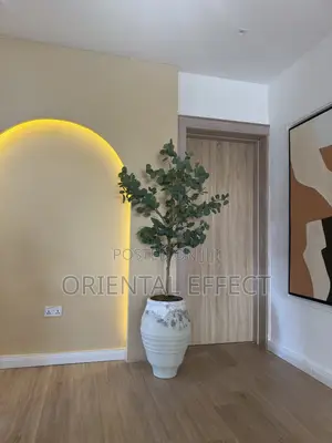 Iceberg Small Venice Pot withArtificial Eucalyptus| Home Décor Nigeria