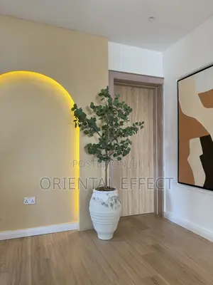 Iceberg Small Venice Pot withArtificial Eucalyptus| Home Décor Nigeria