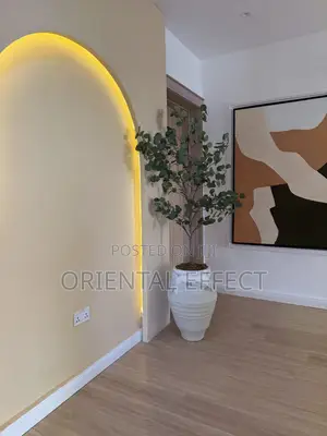 Iceberg Small Venice Pot withArtificial Eucalyptus| Home Décor Nigeria