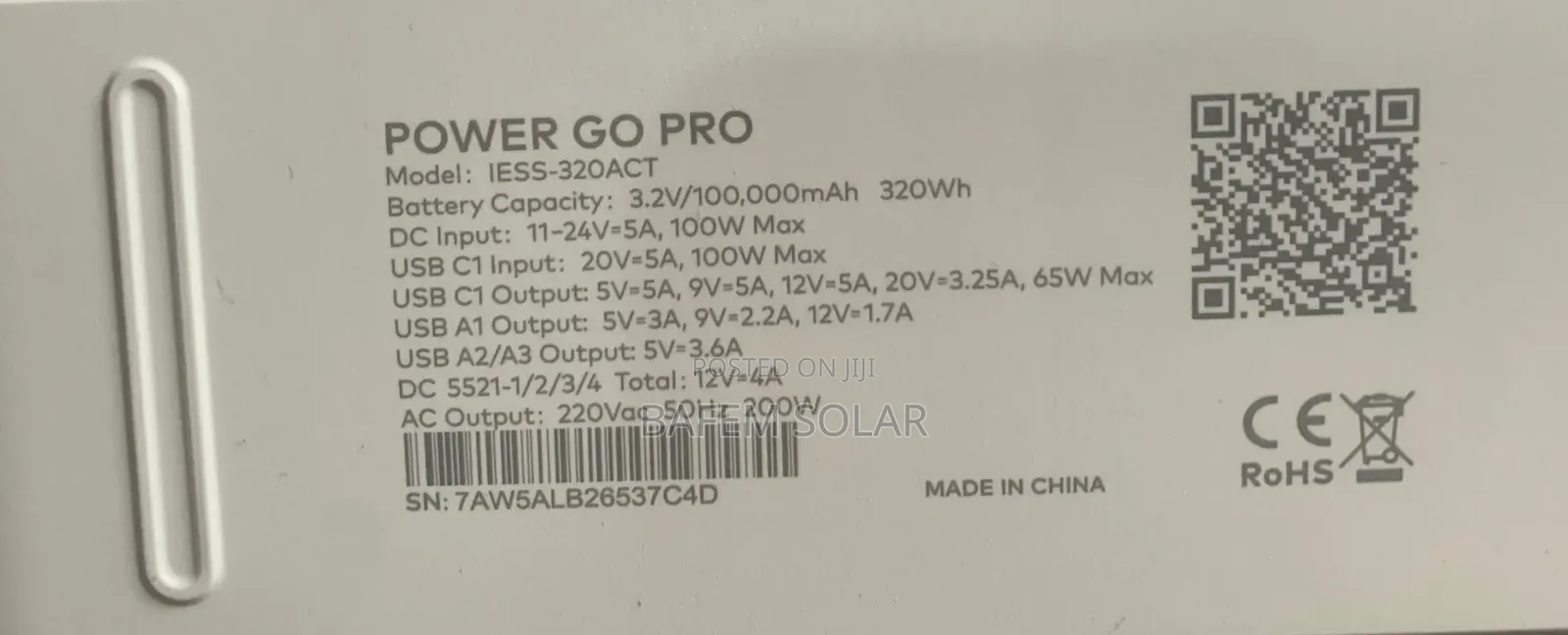 Itel Power Go Pro