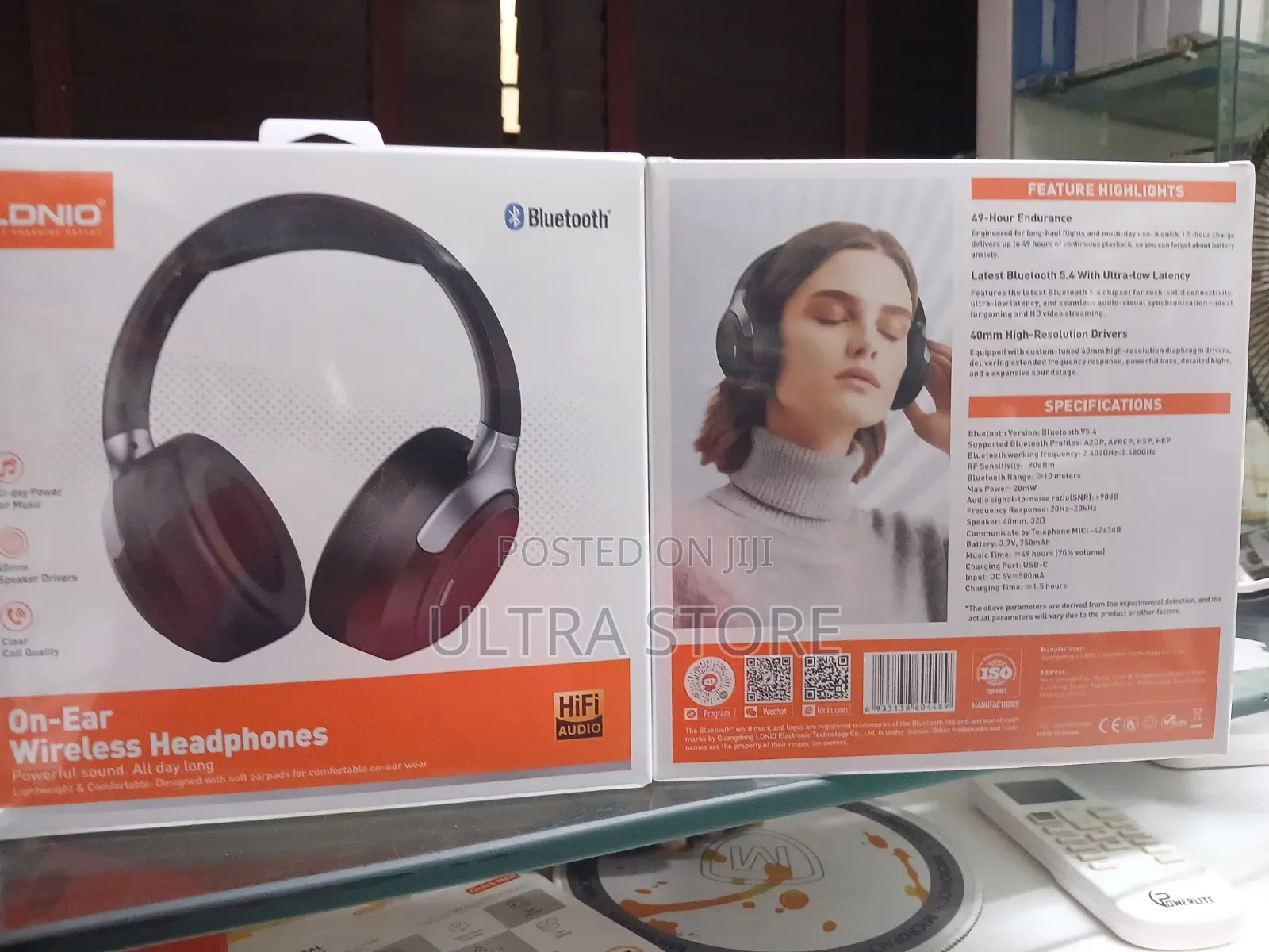 LDNIO Bluetooth Noise-Cancelling Headphones H02