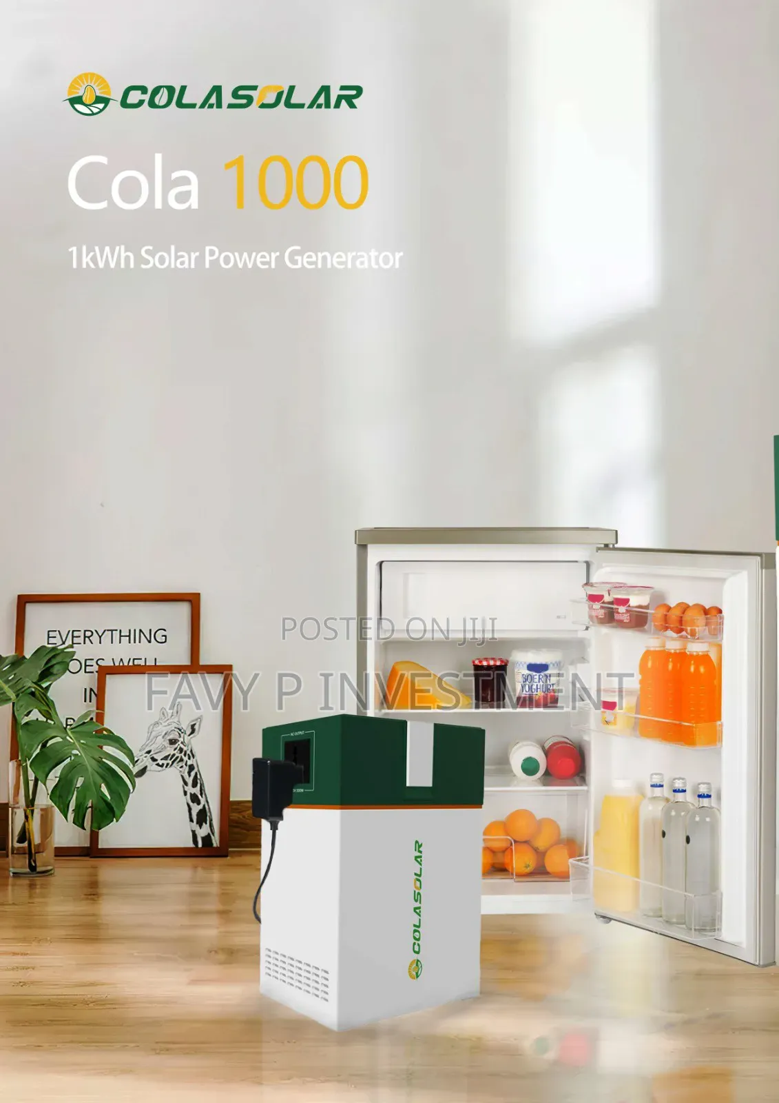 Colasolar Cola 1000 Solar Generator