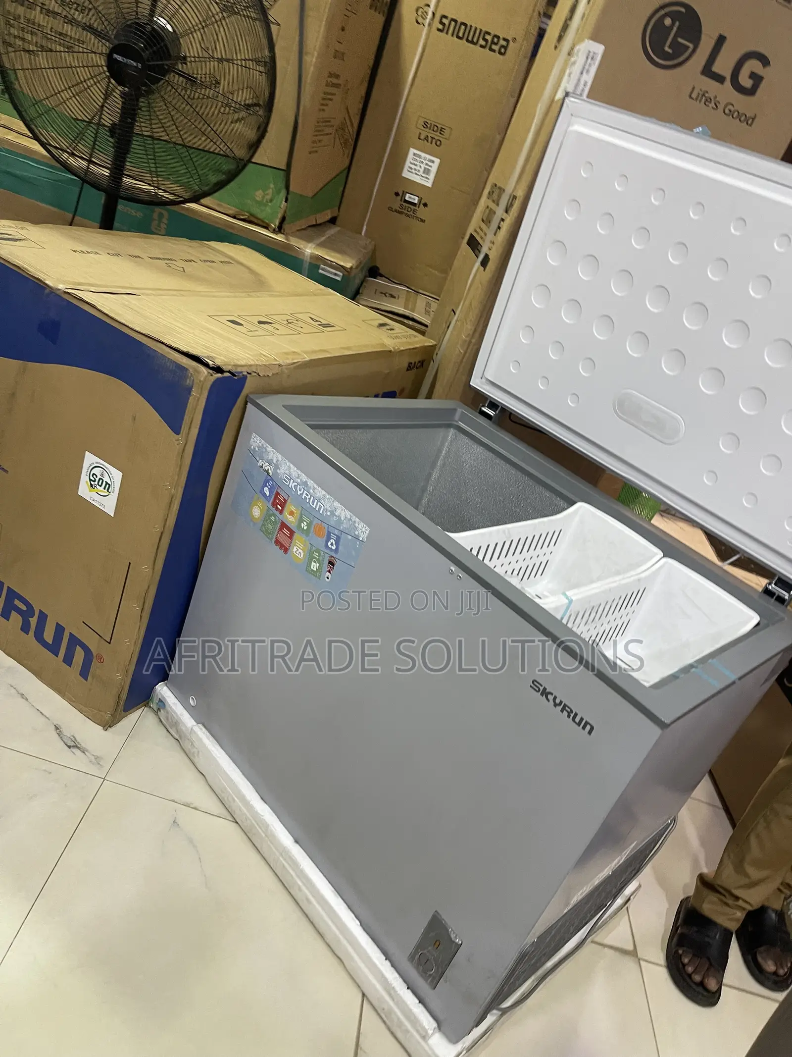 Skyrun 260L Chest Freezer – A Reliable Food Storage Solution
