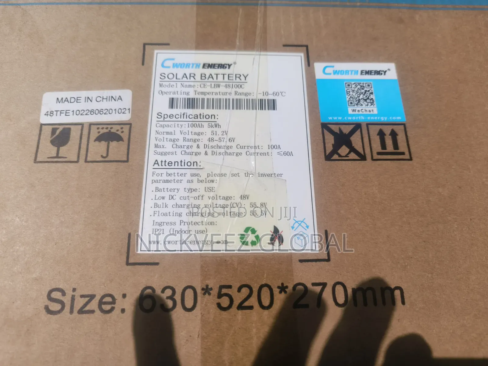 2.5kwh Cworth Lithium Battery