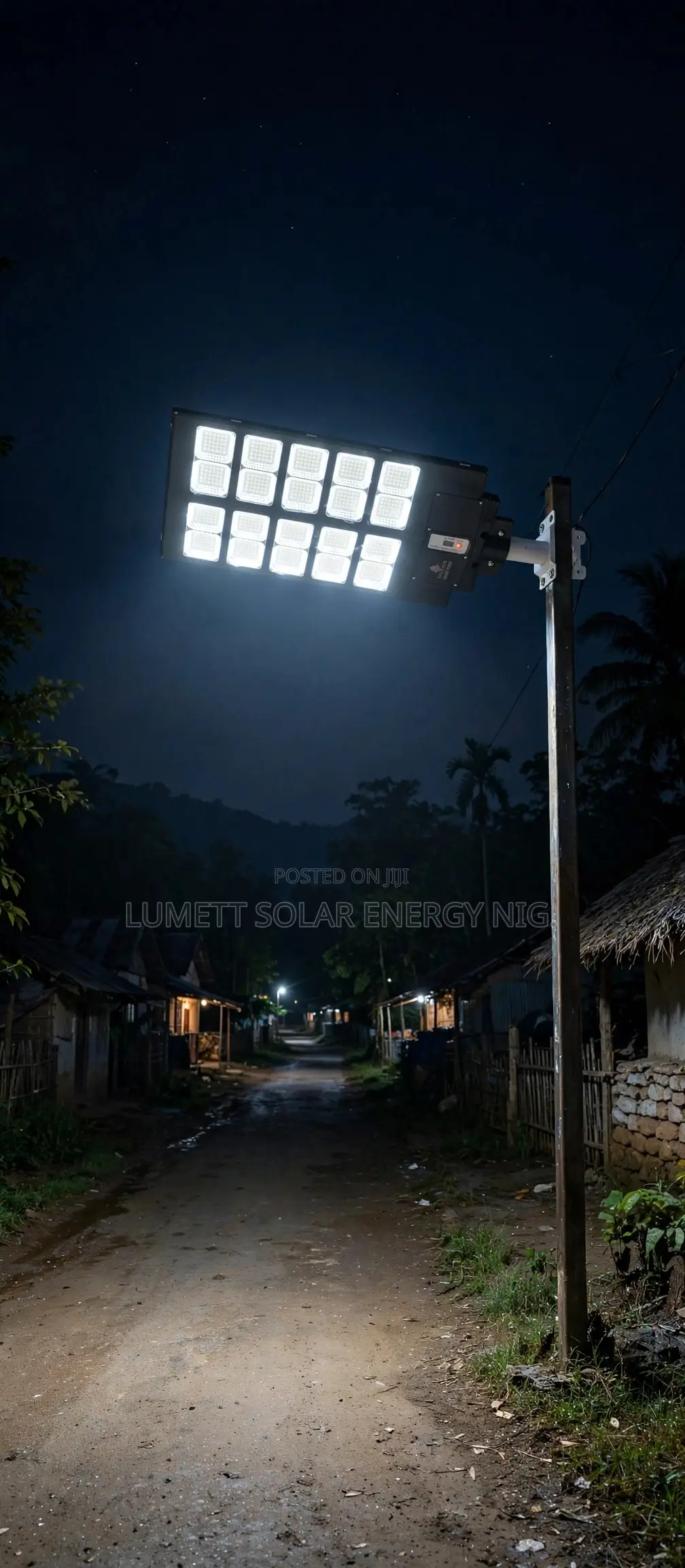 Suntrik 3500W Solar Powered LED Road Lighting System