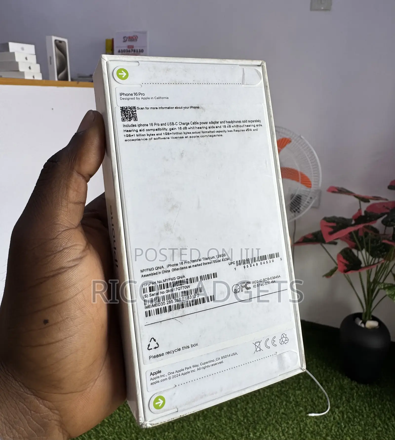 New Apple iPhone 16 Pro 128 GB Gray