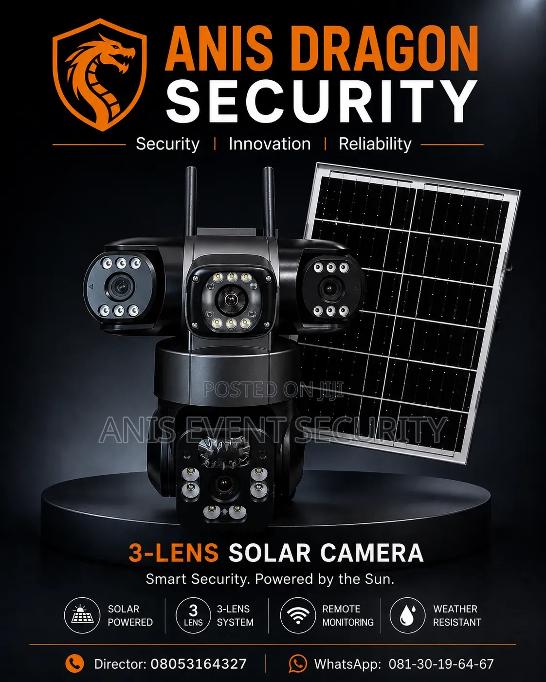 Cctve Solar Camera