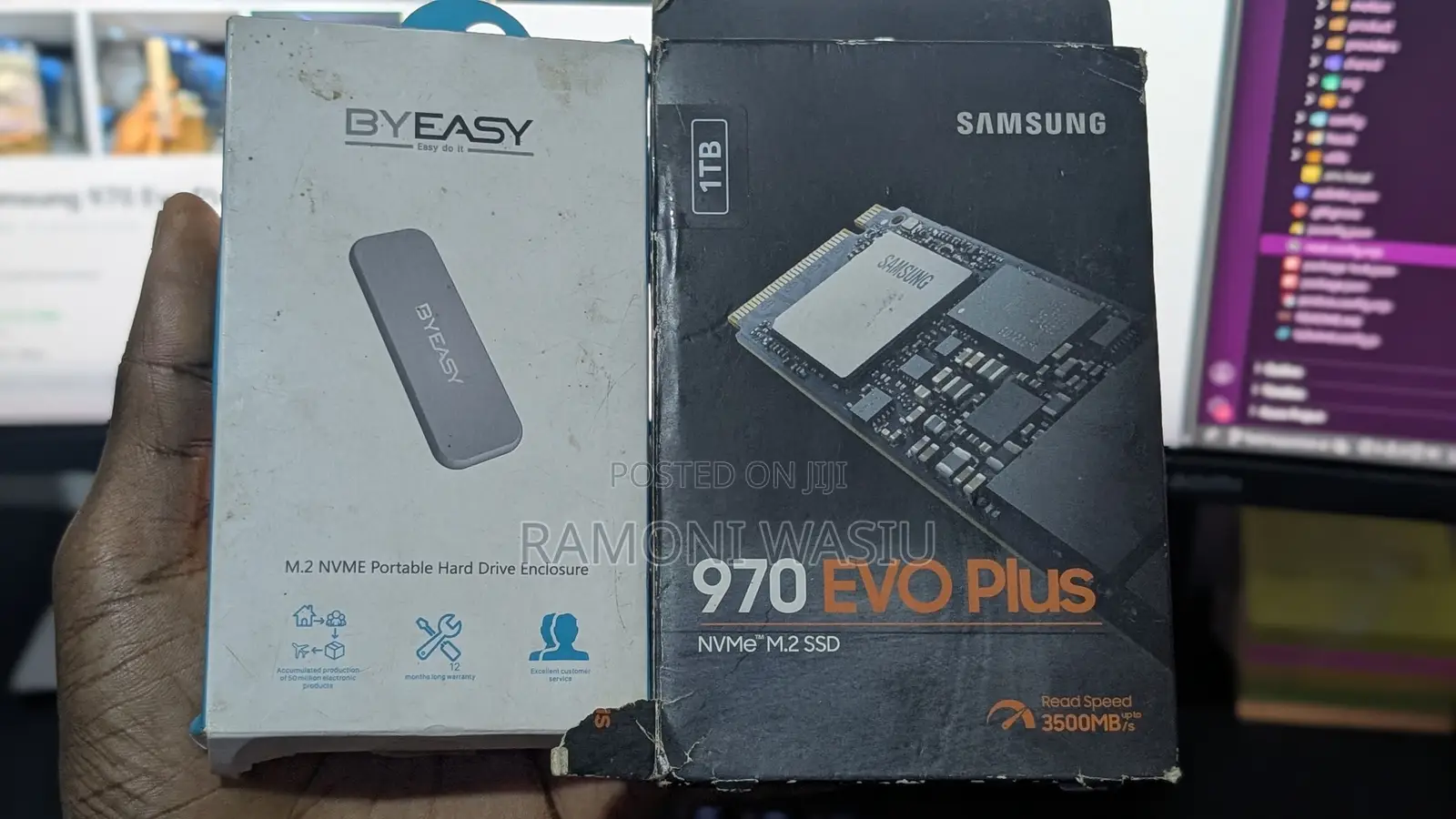 Samsung 970 Evo Plus 1tb Nvme SSD + Enclosure